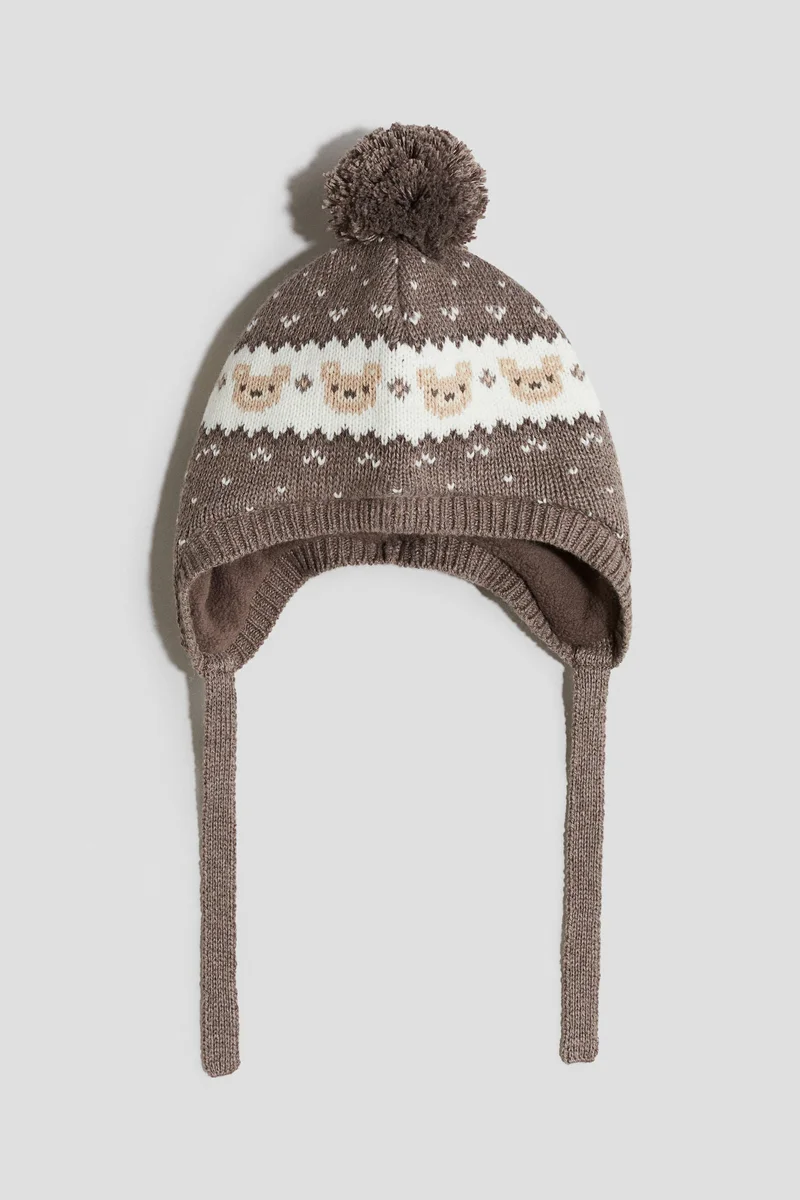 H&M Fleece-lined earflap beanie